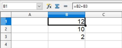 Addition using valid values in the cells in a Calc spreadsheet