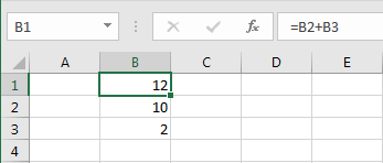 Addition using valid values in the cells in an Excel spreadsheet