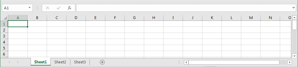 Tabs in Excel spreadsheets